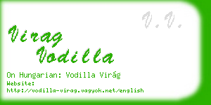 virag vodilla business card